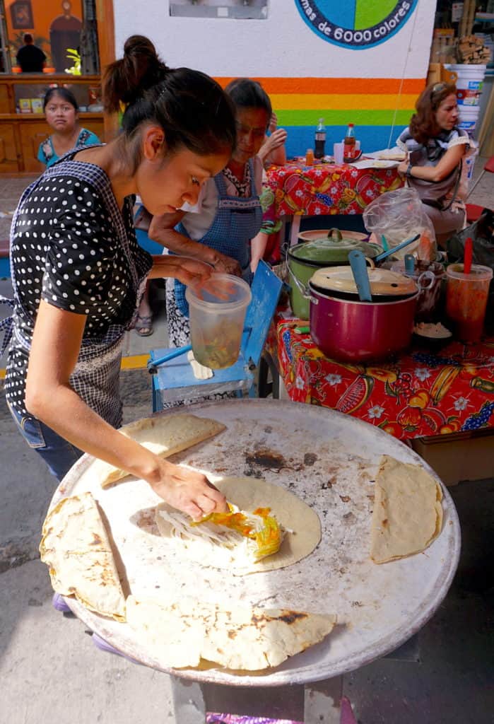 Empanadas de Flor de Calabaza Tlacolula Market