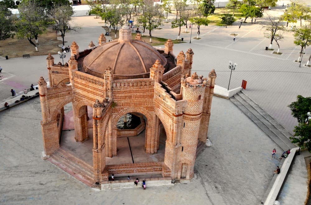 DJI drone photo of Pila De Chiapa De Corzo