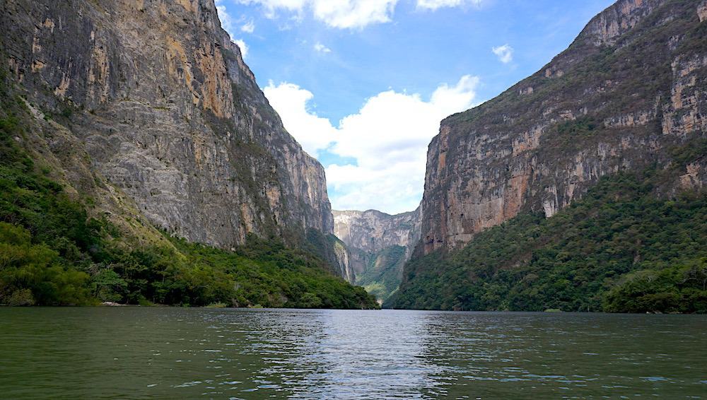 Sumidero Canyon boat tour in Chiapas, Mexico