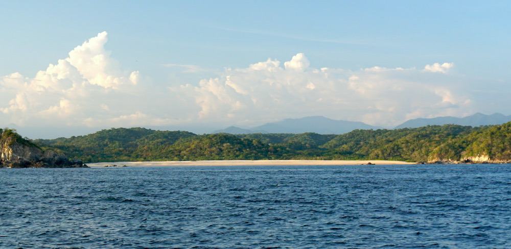 The beach from Y Tu Mama Tambien in Huatulco Mexico