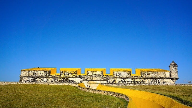 A great view of the Fort San Juan, a thing to do in Campeche Mexico