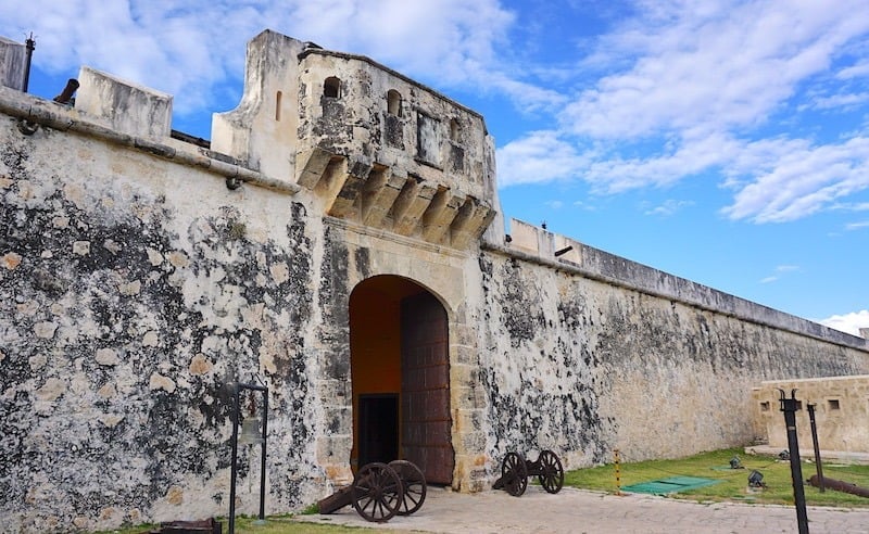 Puerta TIerra in Campeche Mexico.