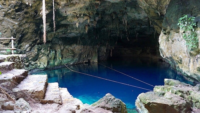 The beautiful Chelentun cenote near Cuzama