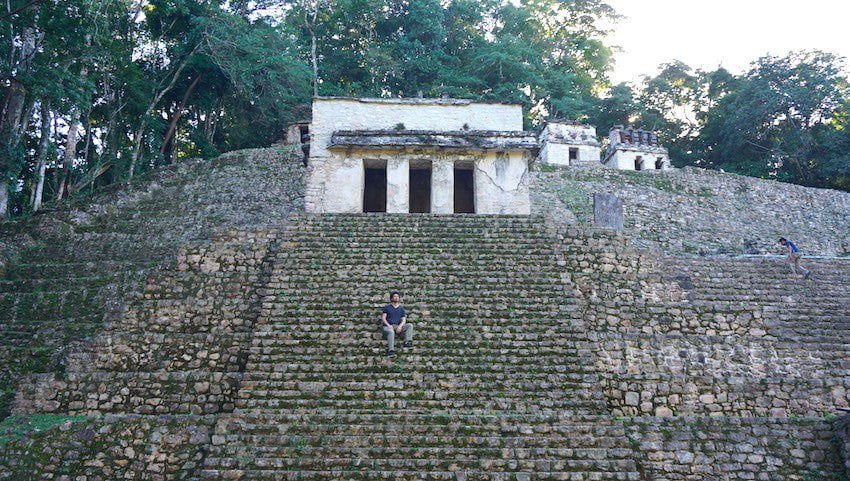 Bonampak Ruins Pyramid