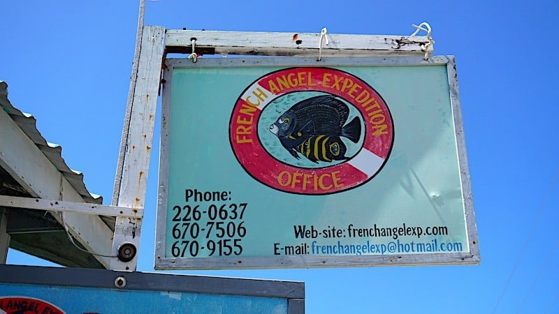 One of the many tour agencies, Angel Fish Expeditions