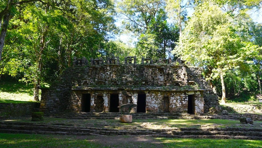 Labyrinth at Yaxchilan Ruins