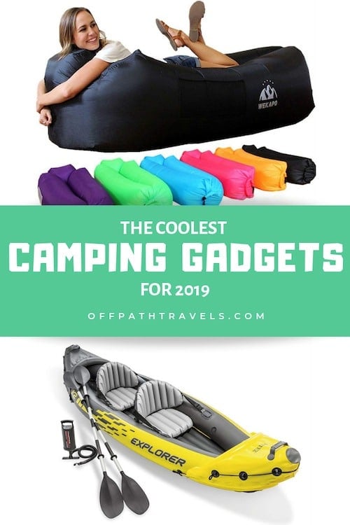 Pinterest Pin B for Cool Camping Gadgets for 2019