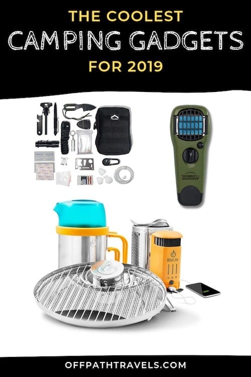 Pinterest Pin D for Cool Camping Gadgets for 2019