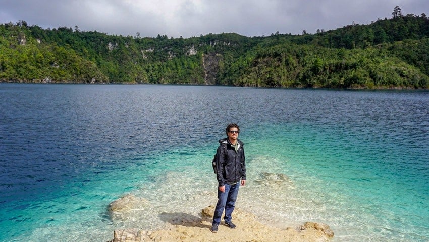 Lago Pojoj at Lagunas de Montebello, Chiapas, Mexico
