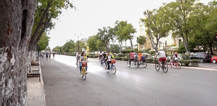 The Sunday morning bike ride, a great thing to do in Merida