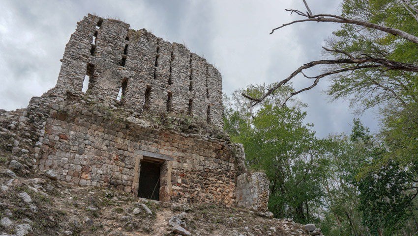 The Mirador structure at Labna on Ruta Puuc near Merida, Mexico