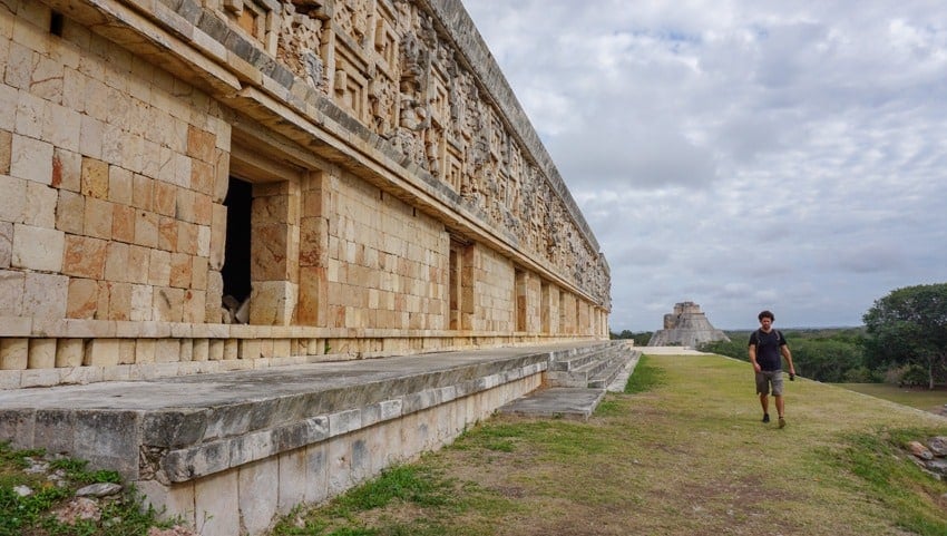 The Governors House structure at Uxmal site in Yucatan, Mexico