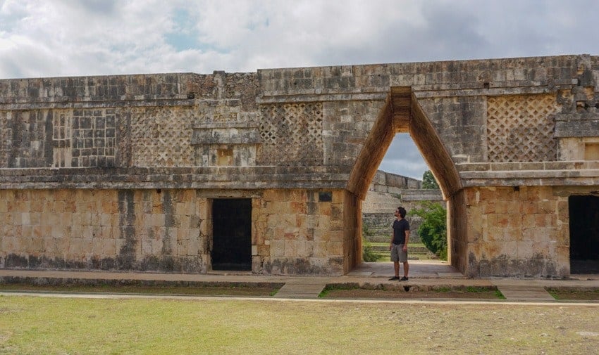 An archway at the Quadrangle of the Nuns at Uxmal