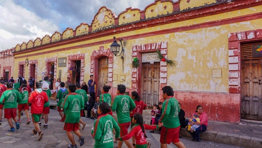 Dia de la Virgen de Guadalupe San Cristobal de las Casas, Chiapas