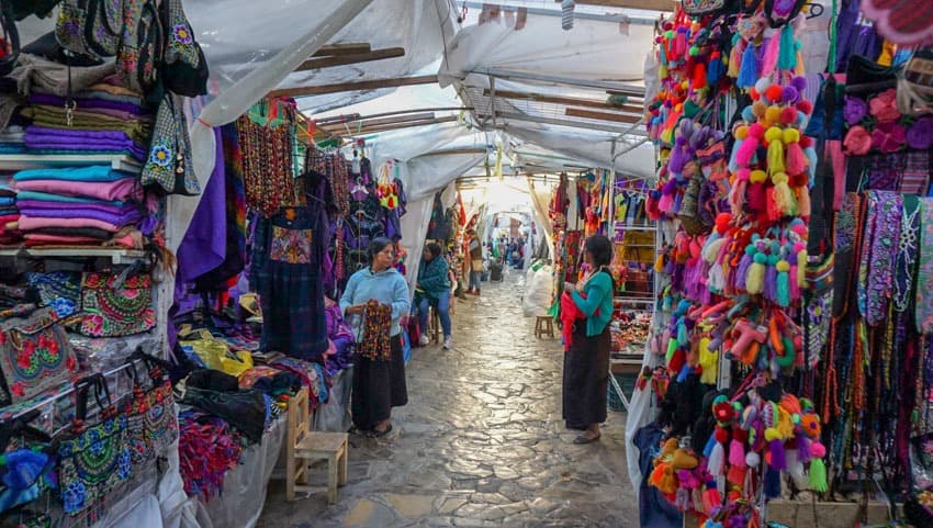 Santo Domingo Market in San Cristobal de las Casas, Mexico