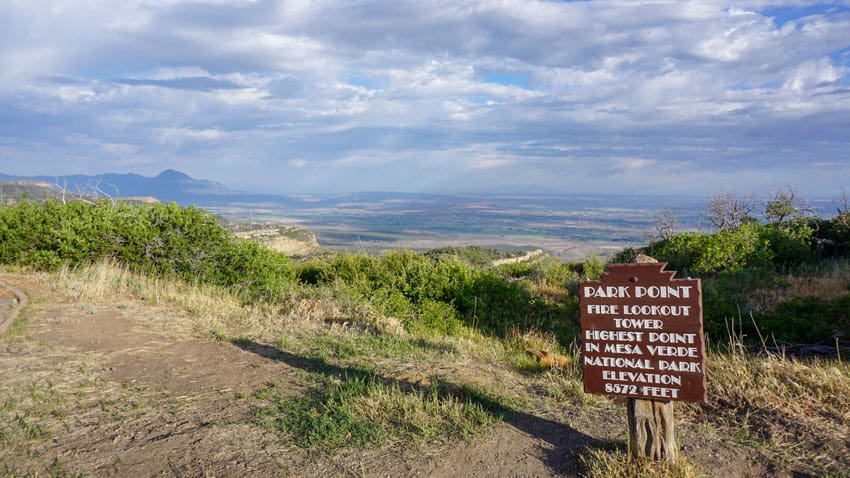 A view from the highest point in the park, fire lookout tower