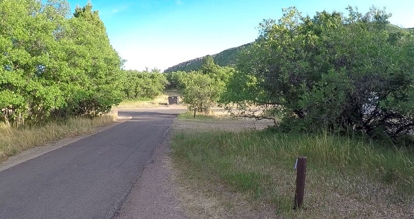 A road in Morefiled Campground in Mesa Verde National Park