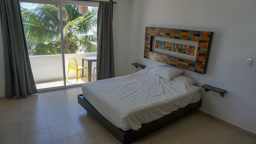 A bed in the Resort Boutique El Fuerte in Mahahaul