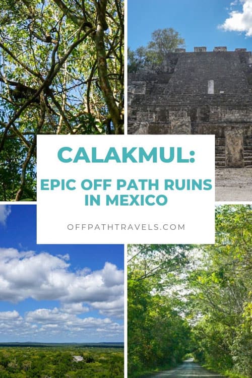 Calakmul: Epic Off Path Ruins in Mexico. Don't miss out on one of the best ruins in Mexico. This post has all you need to know: how to get there, where to stay, and what to expect.