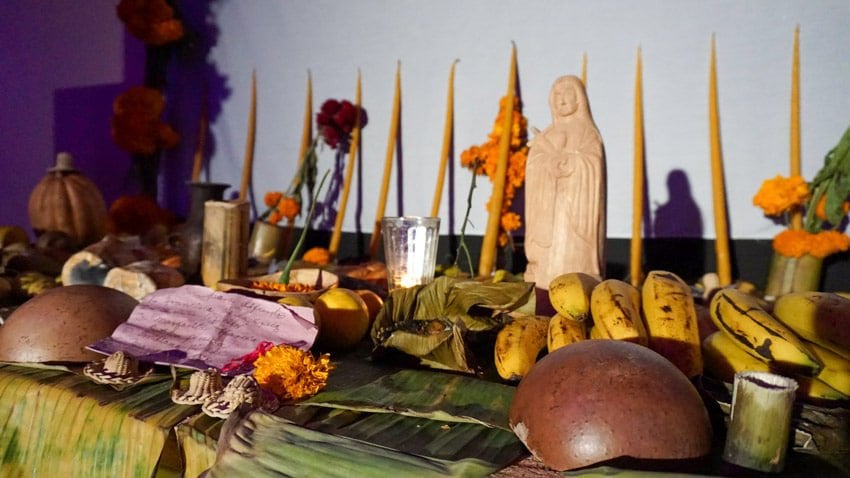 Dia de Muertos Altar Closeup