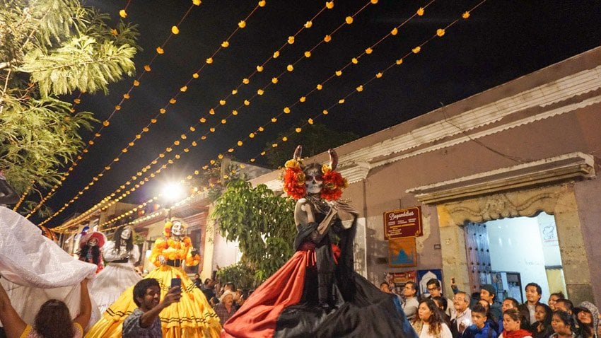 Dia de Muertos Parade in Oaxaca, Mexico