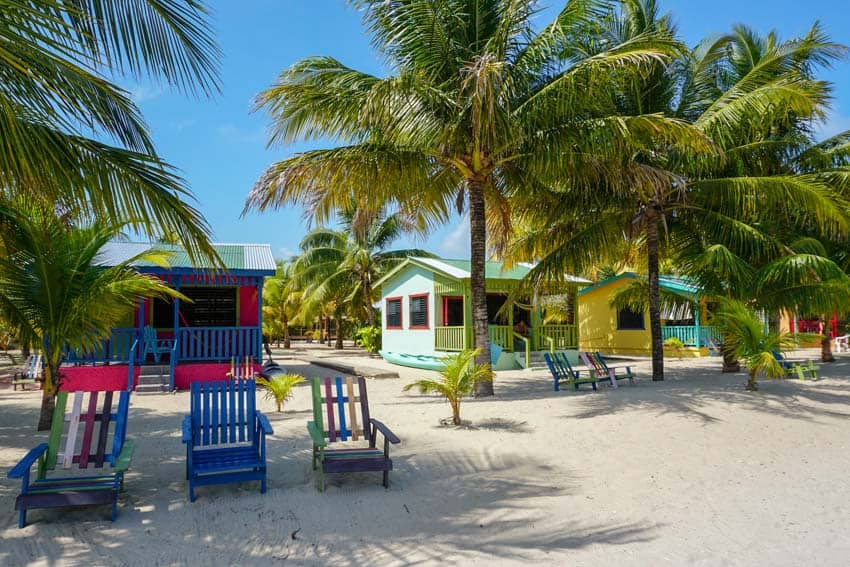 Beach cottages are a good choice for a hotel in Placencia