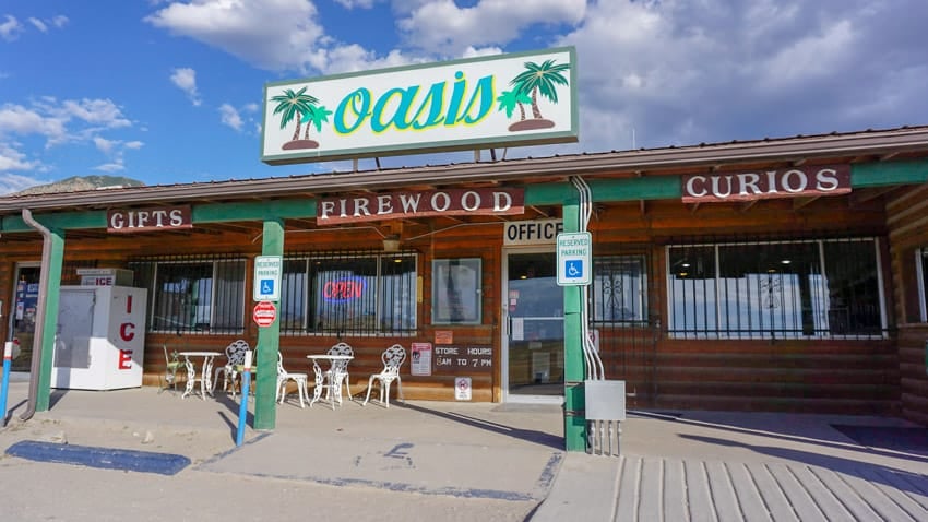 The Great Sand Dunes Oasis, the only restaurant, gas station, market, and general store near the park