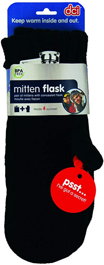 DCI Hidden Flask Mittens winter gear
