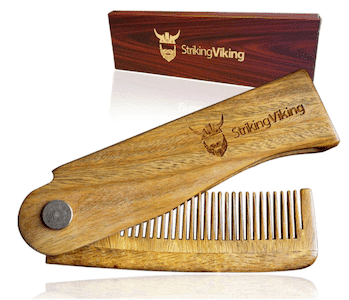 foldable wooden comb for travel