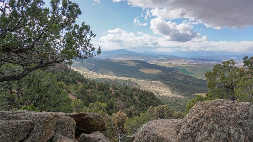 A view from a nice campsite in Colorado