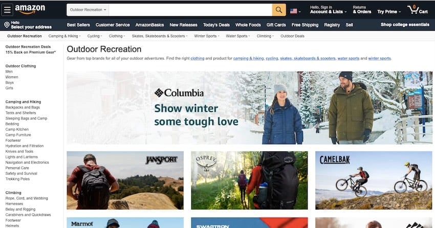 Amazon Outdoor Recreation