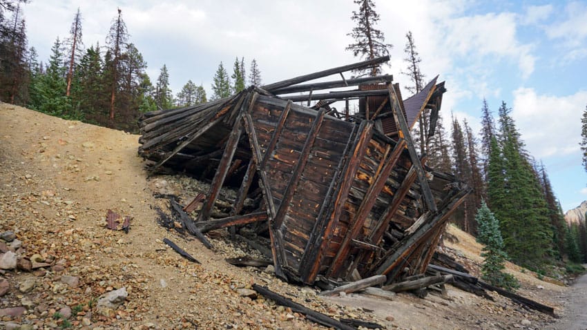 An abandon mine we drove past on one of our Colorado road trips