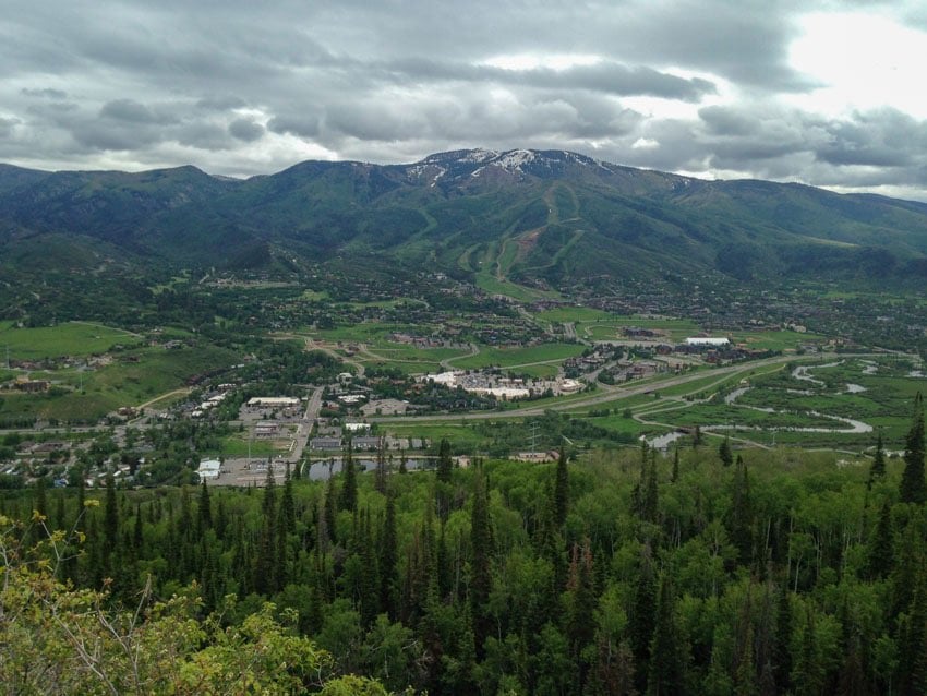 An excellent view of Steamboat, Colorado