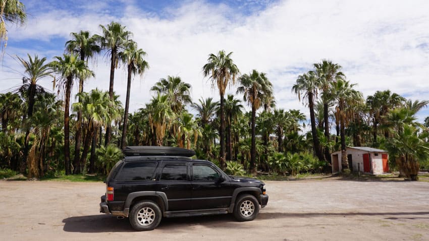 Our overlanding vehicle in Baja Mexico