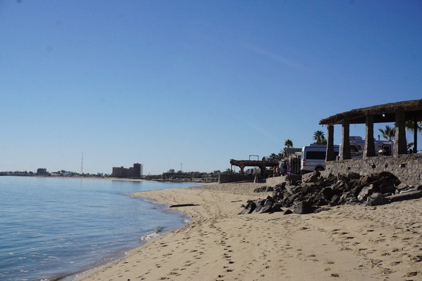 A lovely beach that we drove to in Baja California