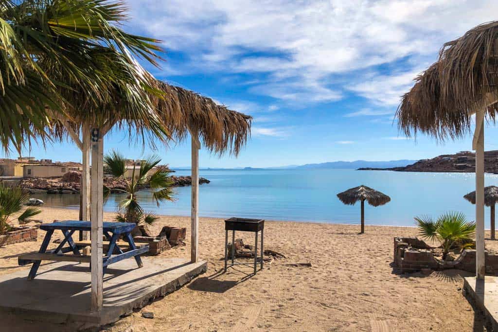 A lovely spot for Baja beach camping