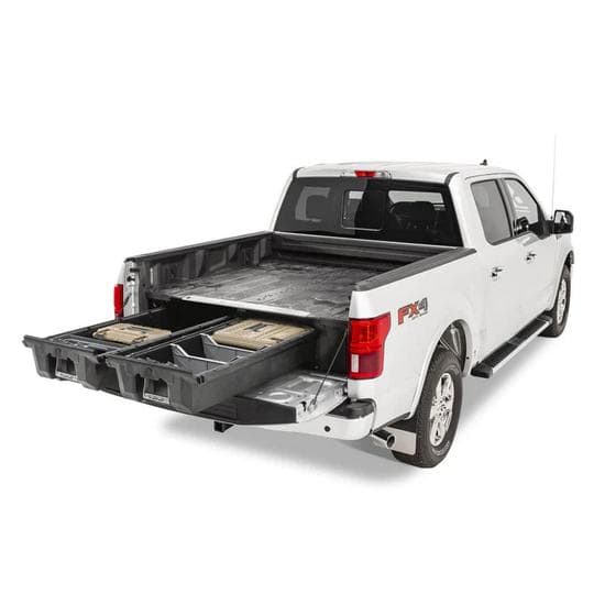 DECKED truck bed storage system with drawers