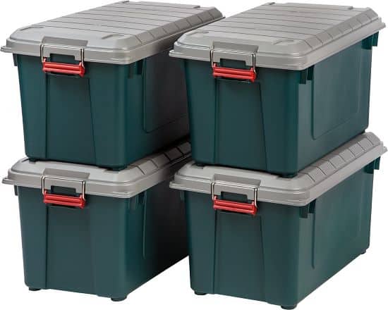 IRIS weathertight storage containers for camping