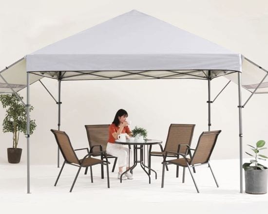 MASTERCANOPY with dual awnings canopy