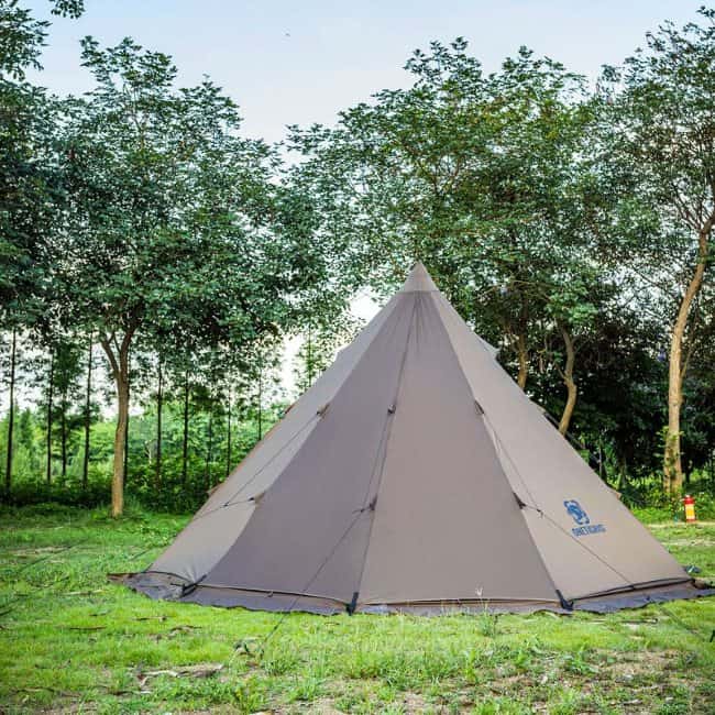 The OneTigris Rock Fortress Tent in nature