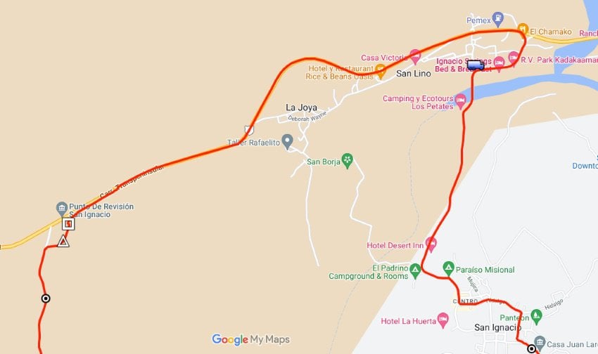 The Baja 1000 near San Ignacio