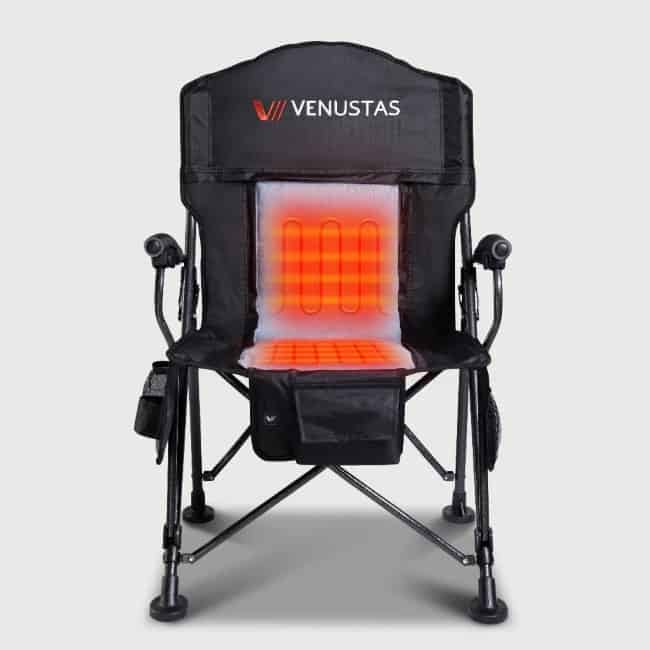 The Venustas Battery Operated Heated Camping Chair